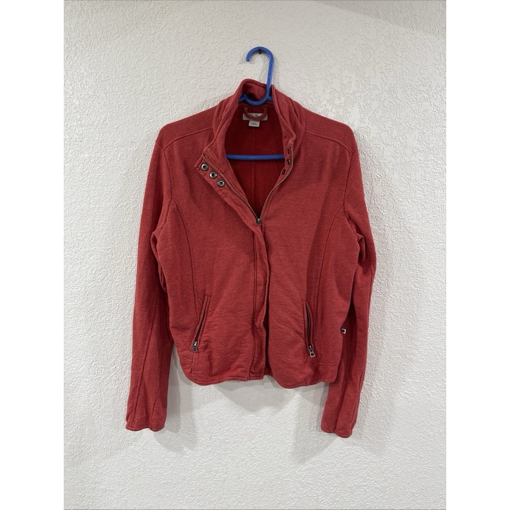 Lucky Brand Lightweight Jacket Zip Up XL Orange